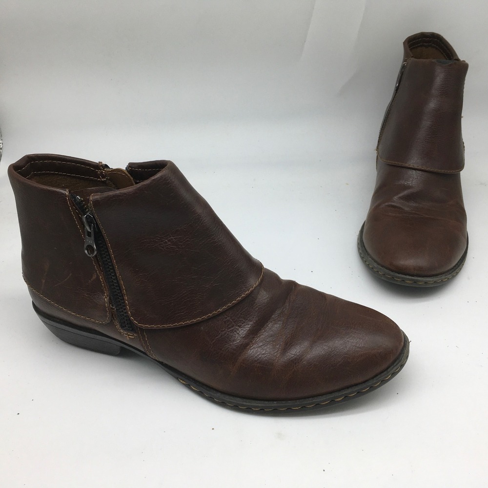 b.o.c. Born Concept Womens‎ Brown Ankle Booties C17106 CHG16 Size 8.5M